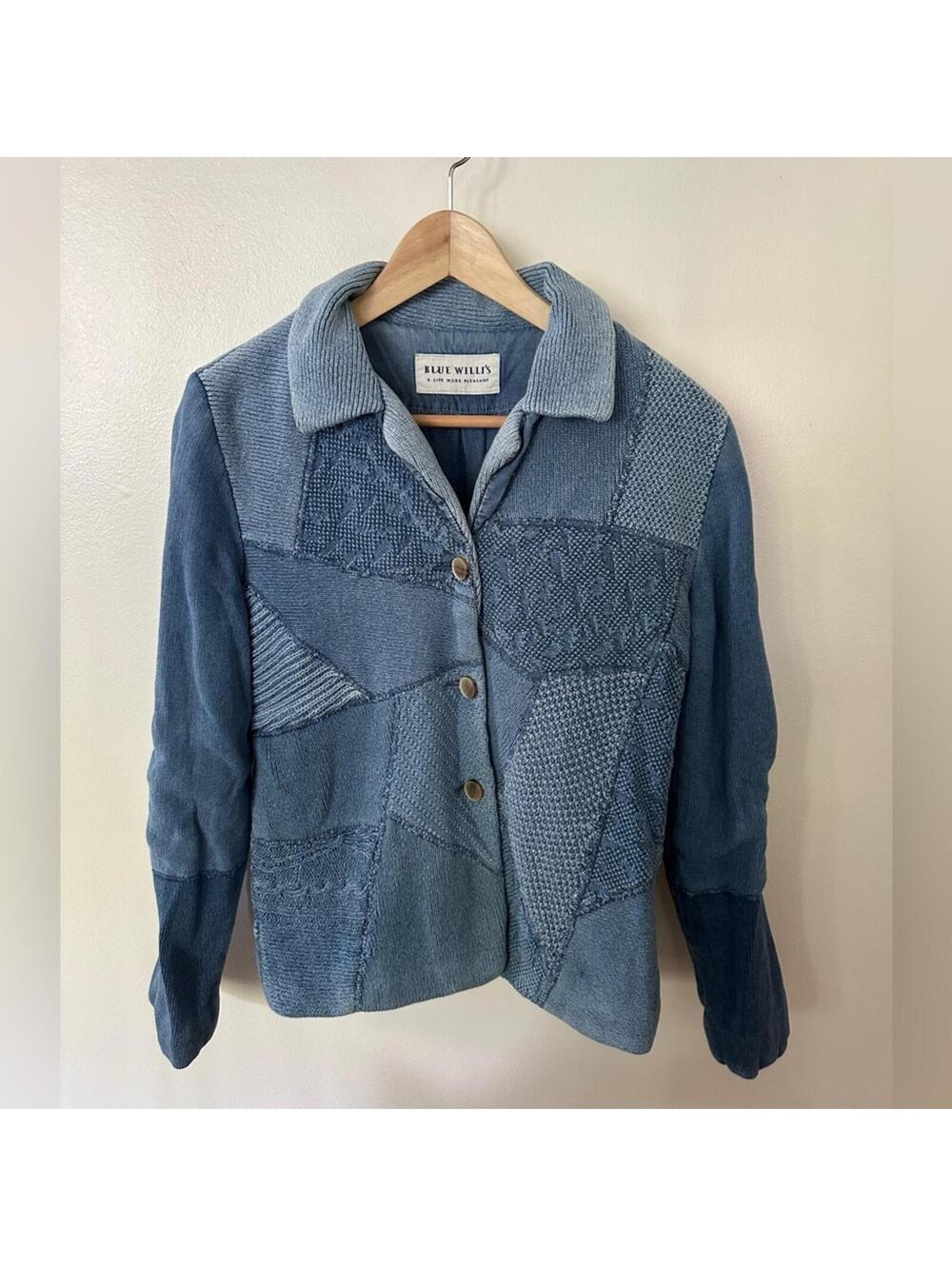 Blue Willi's Women's Denim Patchwork Jacket